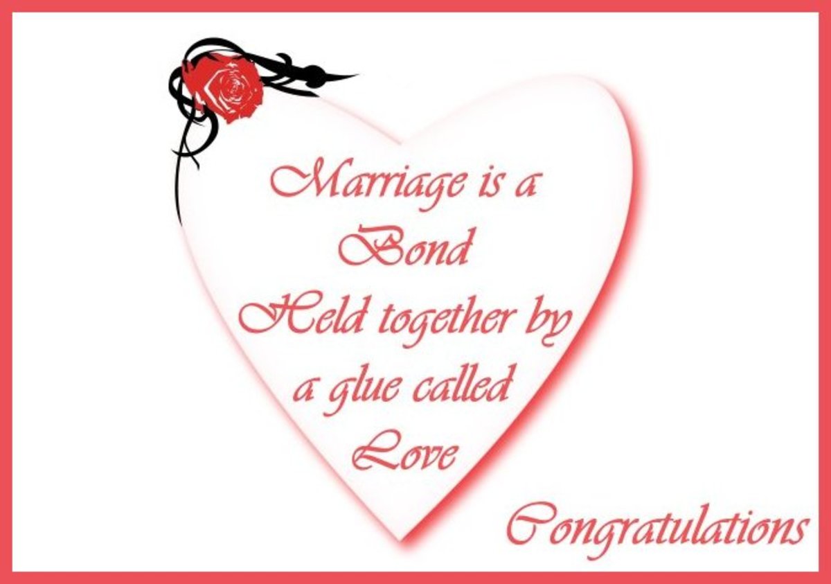Congratulations for a wedding  Messages poems and quotes  