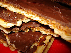 Chocolate Covered Matzo