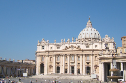 St Peter's basilica, Rome.