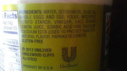 One of the easier labels BUT 13 ingredients!