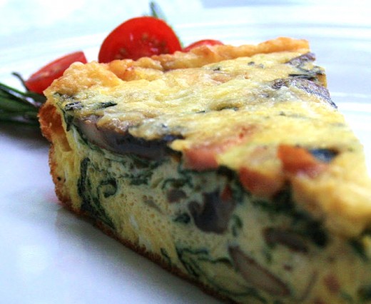 A frittata is just a one pot meal that can be made with any type of ingredients. 