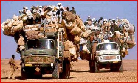 If US prisons were trucks, then this is how crowded they'd be compared to most countries.