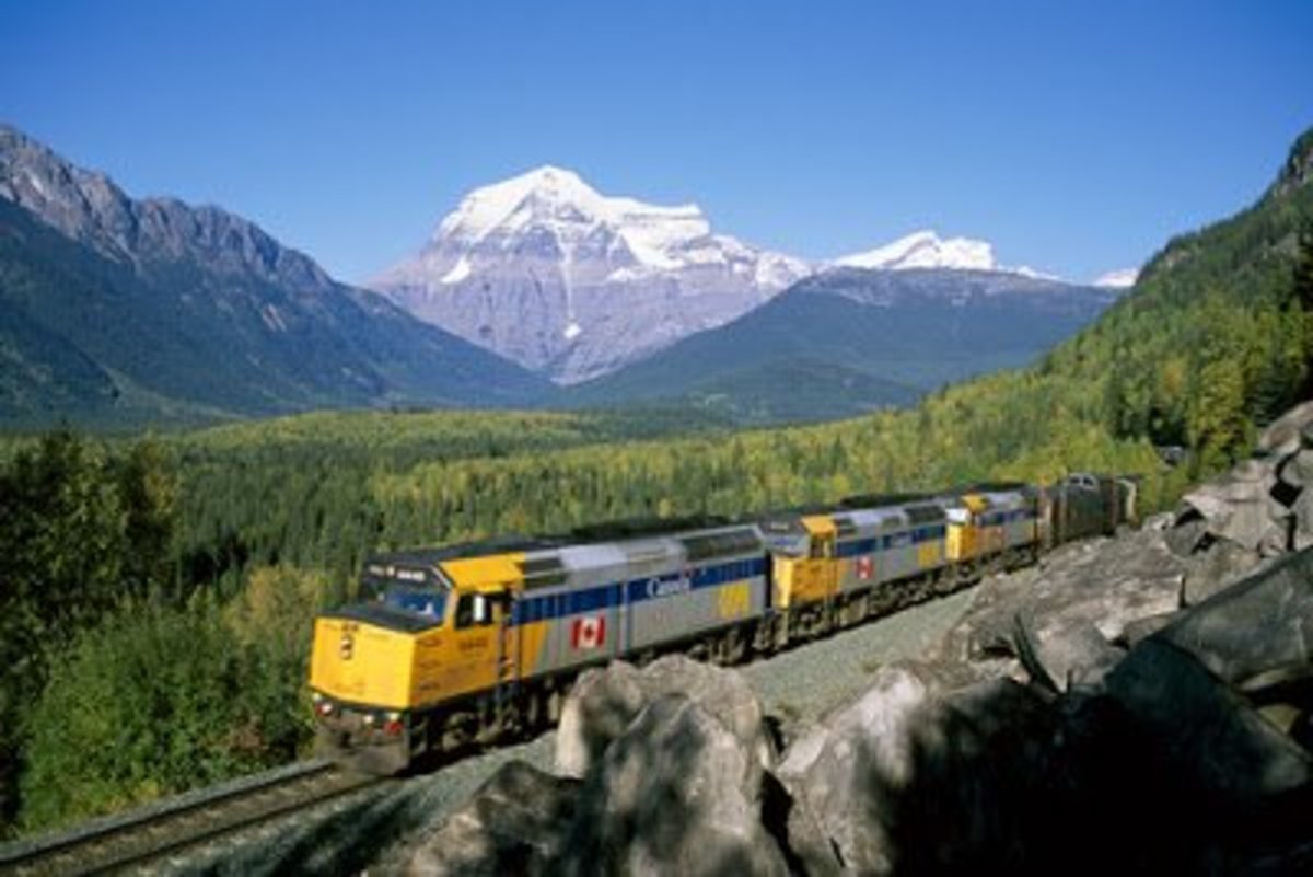 cross canada train travel