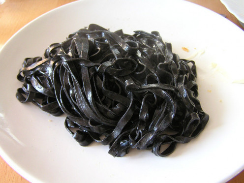 black pasta