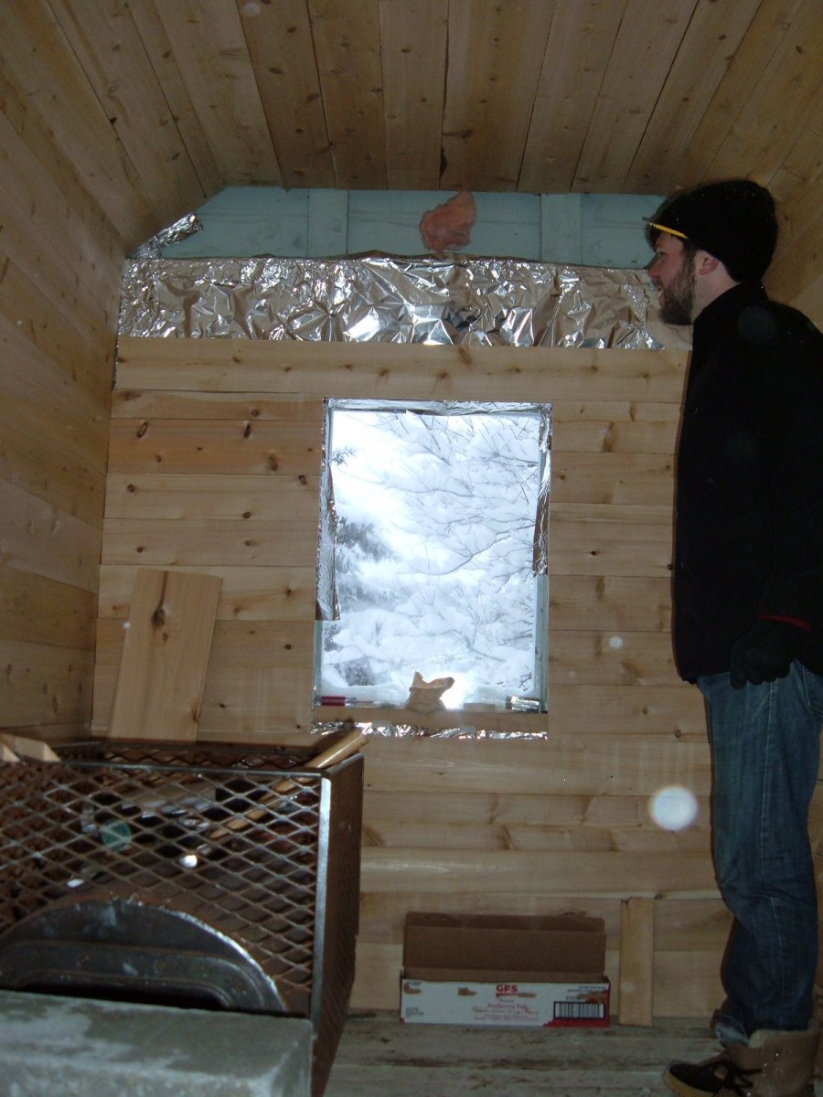 turn that shed into a sauna dengarden