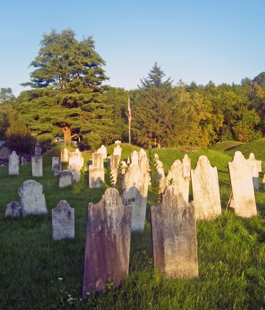 Revolutionary War cemetery.