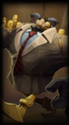 An incredible skin for Blitzcrank. The best out there. Unforunately it is currently unavaliable.