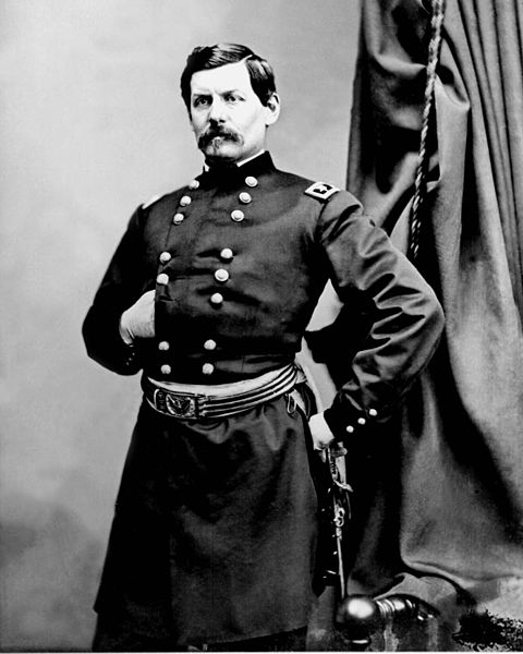 General George B McClellan, commander of the Union forces at Antietam.