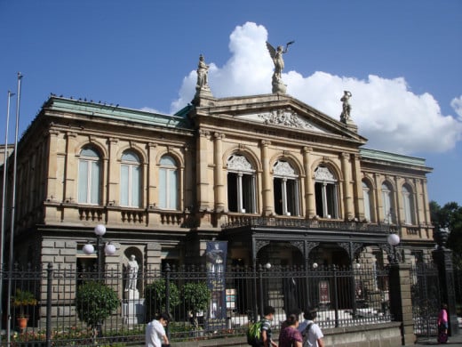 The National Theater.  If you are visitng the Gold Museum, you should stop by this national treasure which is on the Plaza Cultura.