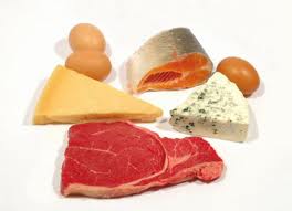 Animal protein should be reduced and/or restricted. Animal protein consists of red meat (beef), chicken, turkey, fish and eggs.