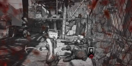 The Shanty Town final battle requires a lot of axe melee attacks and close death moments for Lara Croft.