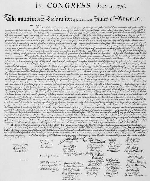 The Declaration of Independence