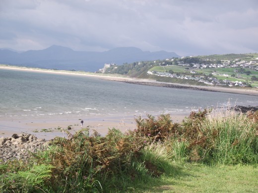 Shell Island in North Wales.