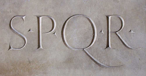 Senātus Populusque Rōmānus ("The Senate and People of Rome")