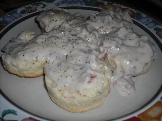 Serve over toast points, biscuits, waffles, shoe leather... it's good on pretty much anything!