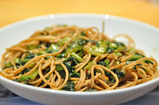 Pasta with braised chicory. Image: © Siu Ling Hui