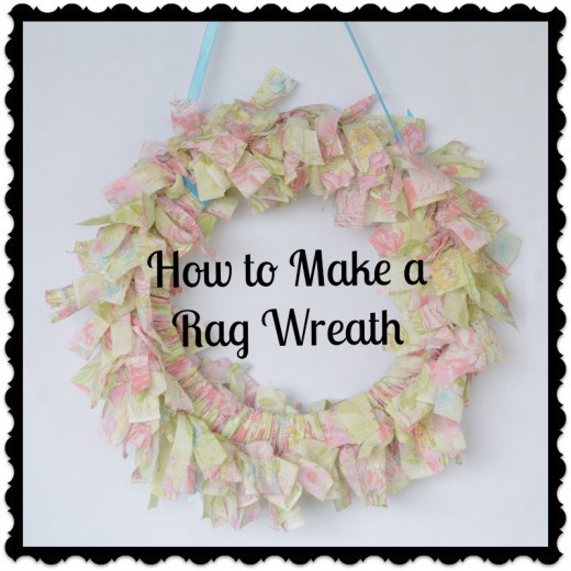How to Make a NoSew Rag Wreath with Fabric Scraps HubPages
