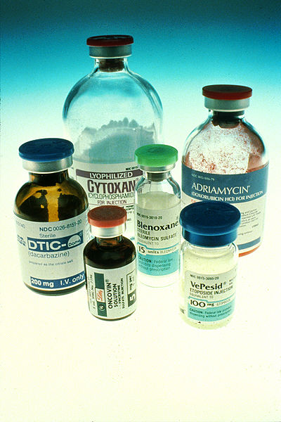 Conventional Chemotherapy Drugs. Source: Wikimedia Commons, Public Domain 