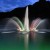 The magnificent fountain in front of the largest casino in Europe The magnificent fountain in front of the largest casino in Europe