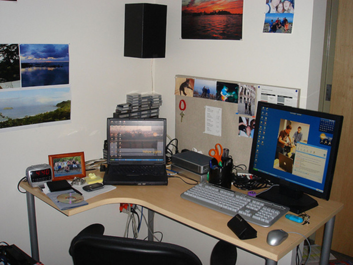 Having an organized, personalized desk is an important component of any dorm room.