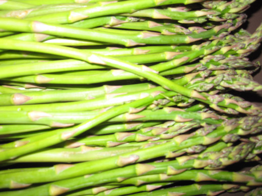This thin asparagus would only need to be boiled for approximately two minutes