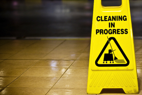 Clean up and keep fit at the same time! 