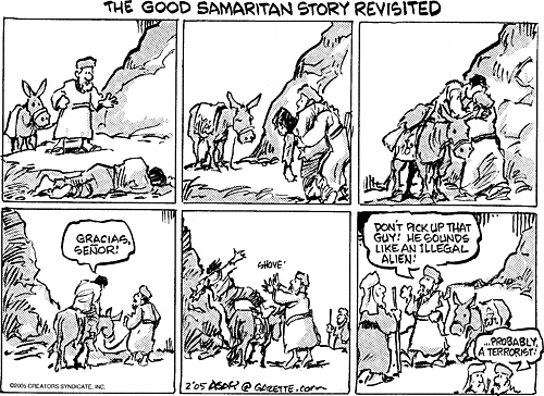 Is there genuine Good Samaritan these days? (Photo Source: http://mrhackman.blogspot.com/)