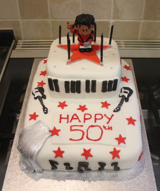 Michael Jackson cake design, made from scratch