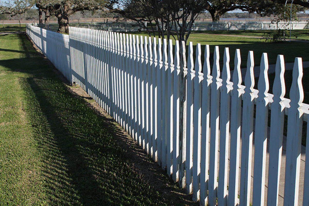 Picket Fence in a historical landmark home