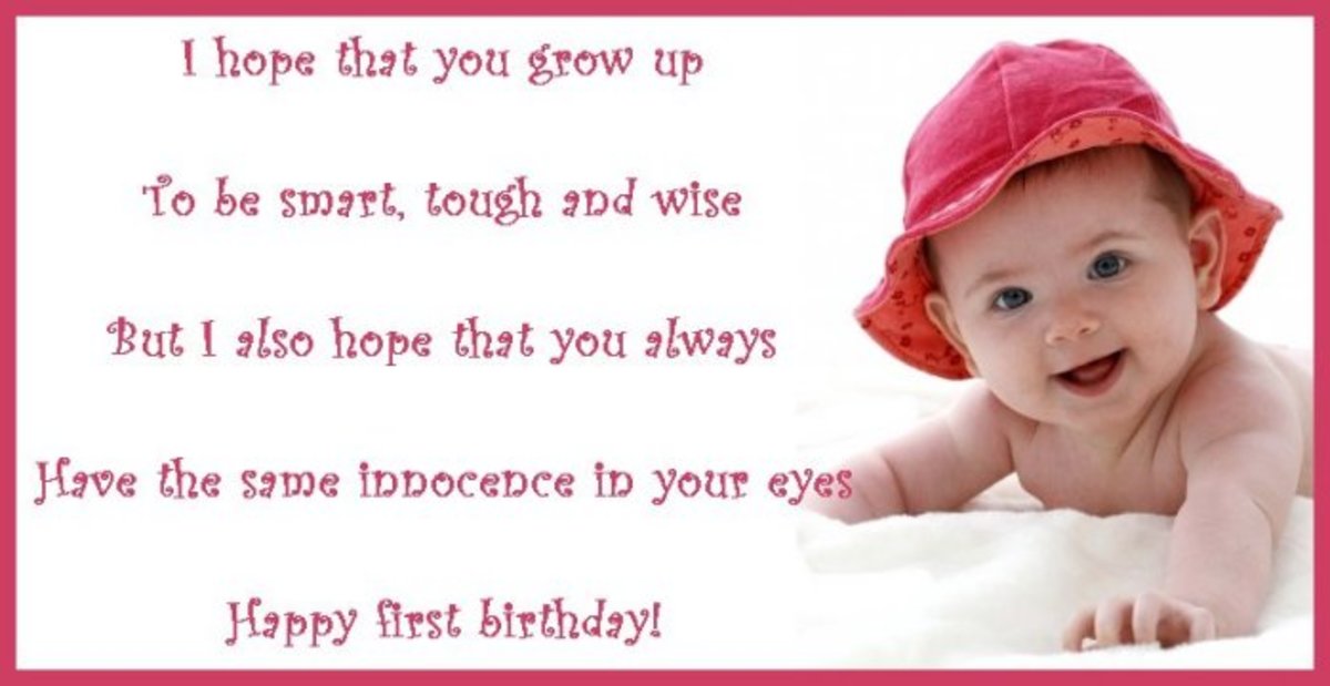 50 First Birthday Wishes, Poems, and Messages | Holidappy