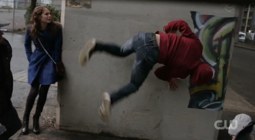 All these costumes with hoods makes it really easy to disguise your stuntmen.