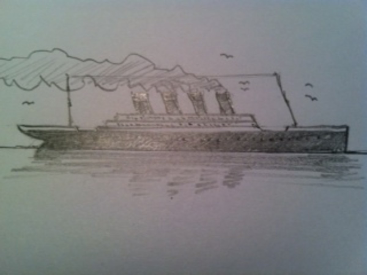 How To Draw The Titanic Hubpages