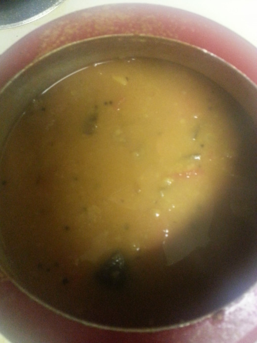 Once done, Your delicious Sambar is all ready to eat.
