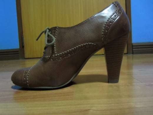 Chunky Heeled Oxfords from Payless