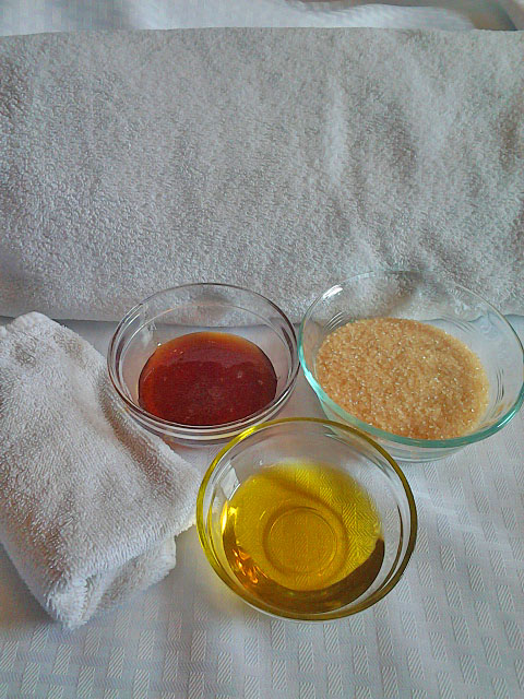 Honey, Olive Oil and Raw Sugar