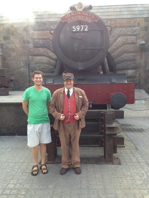 Here I am having a blast at the Magical World of Harry Potter in Orlando, FL!  (Oct. 2012)