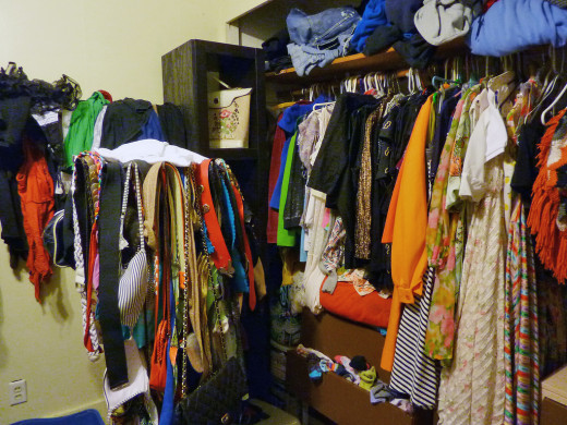 Cleaning out a closet isn't as scary as you might think.