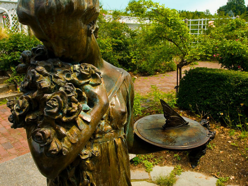 Cranford Rose Garden within the Brooklyn Botanic Garden in Prospect Park.