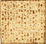 Matzos are striped and pierced, without yeast (sin)...a complete representation of Jesus.