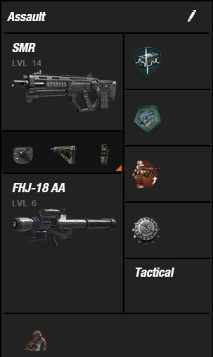 My SMR Loadout