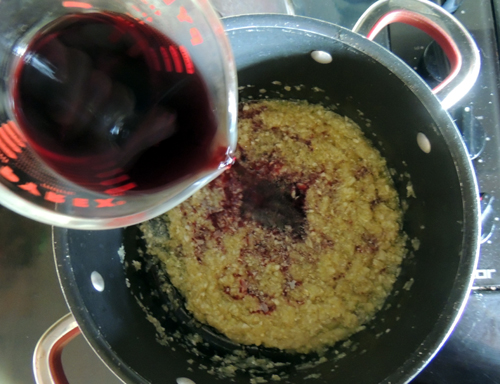 add wine
