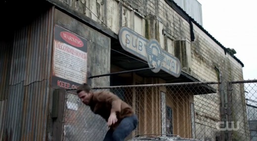 Man, I wish there was some way for Oliver to have known that there was a decommissioned subway line in Starling City.