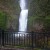 Multnomah Falls and the rail we saw it from. Multnomah Falls and the rail we saw it from.