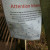 Warning sign saying only one hiker allowed on the bridge at a time. Warning sign saying only one hiker allowed on the bridge at a time.