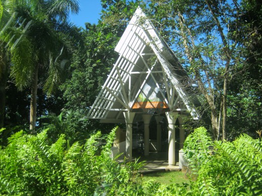 Portal of the National Rain forest El Yunque in PR