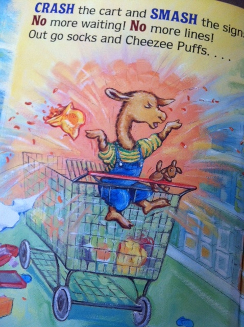 Taken from the book Llama Llama Mad at Mama by Anna Dewdney