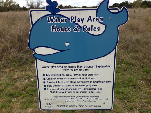 Water feature play area - Champion Park - Cedar Park TX
