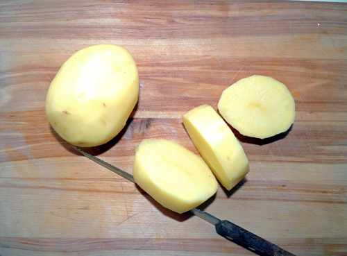 slice into thirds