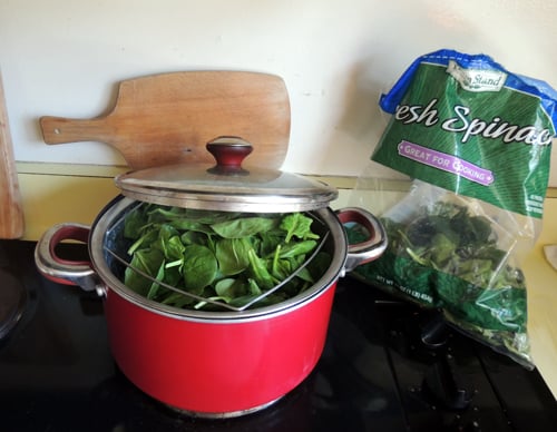 steam your spinach