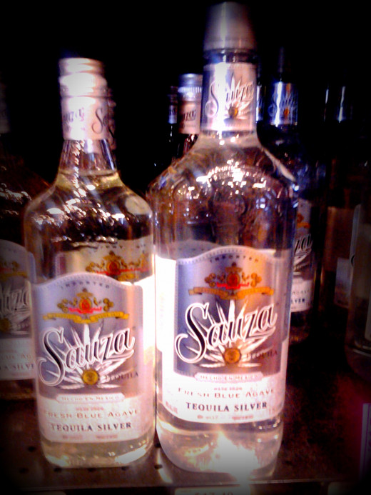 Sauza Silver works just fine for margaritas.